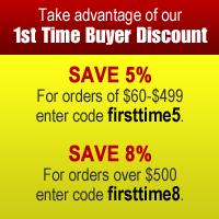 First Time Buyer Discount
