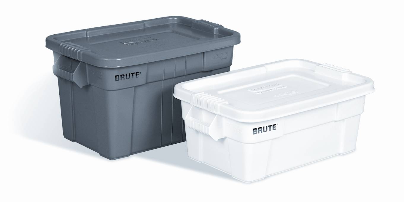 Storage Totes With Lids. Sterilite 19889804 70 Quart/66 Liter Ultra Latch Box, Clear with a ...