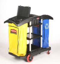 9T79 Double Capacity Cleaning Cart 