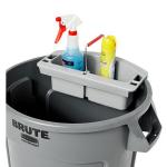 Rubbermaid 2649 Maid Caddy shown with Brute Container