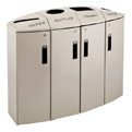 3486016 4-Stream Paper/Bottles/Trash/Cans - Desert Pearl (DP), Locking, Plastic Rigid Liner (PL) View: 3486016 4-Stream Paper/Bottles/Trash/Cans - Desert Pearl (DP), Locking, Plastic Rigid Liner (PL)