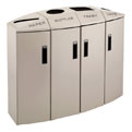 3486015 4-Stream Paper/Bottles/Trash/Cans - Desert Pearl (DP), Non-Locking, Plastic Rigid Liner (PL) View: 3486015 4-Stream Paper/Bottles/Trash/Cans - Desert Pearl (DP), Non-Locking, Plastic Rigid Liner (PL)