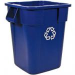 View: 3536-73 Square BRUTE Recycling Bin without Lid Pack of 4