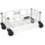View: 3553 Slim Jim Stainless Steel Dolly for Slim Jim Containers 