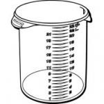 View: 5728-24 Round Storage Container Pack of 6