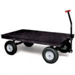 View: 9T07 Heavy-Duty Platform Convertible Wagon with 12" Pneumatic Wheels 