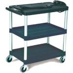 View: 9T28 Audio-Visual Cart, Open Cart w/ 3 Shelves
