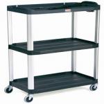 View: 9T33 Audio-Visual Cart, Open Cart w/ 3 Shelves