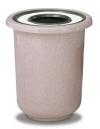 View: FG2730GSUT Two Piece Round Receptacle