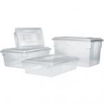 View: 3301 Food/Tote Box Cear Polycarbonite Pack of 6