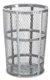 View: SBR52 Galvanized Expanded Steel Street Basket