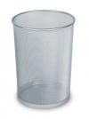 View: WMB20SL Round Steel Mesh Wastebasket 6 Pack