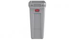 View: 16 Gallon Slim Jim Waste Container w/ Venting Channels Pack of 4 