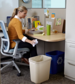 Rubbermaid Fire Resistant Trash Basket