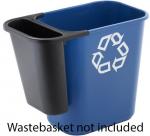Rubbermaid 2950-73 Wastebasket Recycling Side Bin with basket