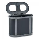 Enhance™ 2172843 Pill Dual Stream 2x23 Gal, Pearl Gray/Umbra Gray Top