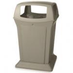 View: 9173-88 45 Gallon Ranger Container, with 4 Openings (45 Gal)