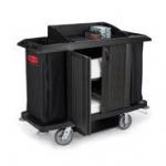 View: Rubbermaid 6191 Full Size Executive Housekeeping Cart 