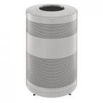 Rubbermaid Classics S55SST Stainless Steel Round Open Top Receptacle