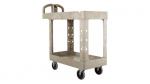 Rubbermaid 4500-88 2 Shelf Utility Cart Beige