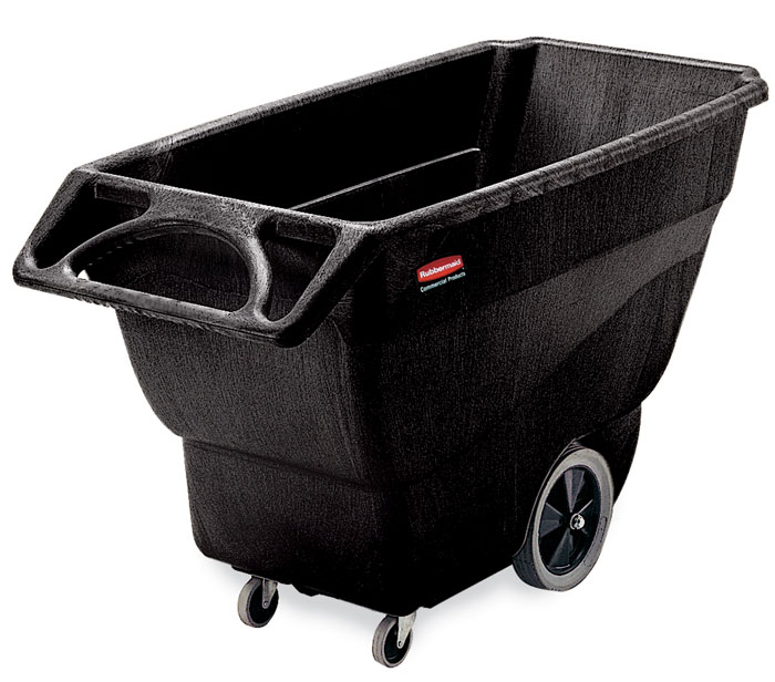 Rubbermaid Commercial Products Step-On 30-Gallon Black Steel