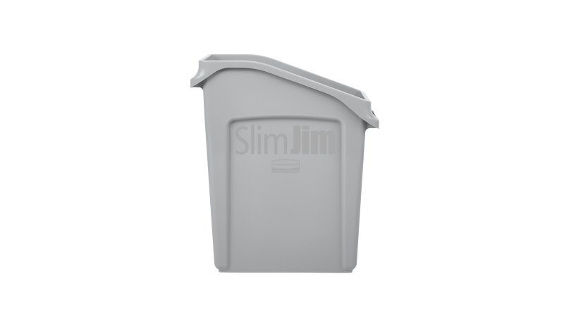 Slim Jim® 13 Gallons Steel Trash Can