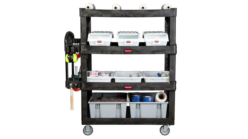 Rubbermaid Heavy-Duty Utility Carts - Bunzl Processor Division