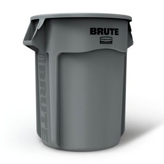 Rubbermaid BRUTE Tote with Lid - 75.5 Ltr - Grey