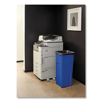 Rubbermaid Untouchable Square Recycling Bin Trash Can