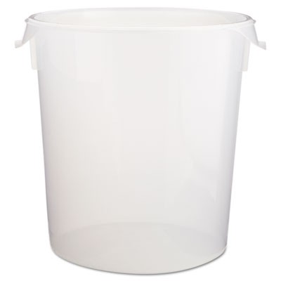 Rubbermaid FG572424CLR 8 qt Clear Round Storage Container