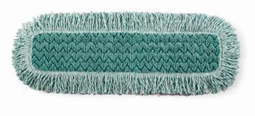 Rubbermaid Commercial Products HYGEN 24 in. Microfiber Dust Mop Pad with  Fringe RCPQ42600GR00 - The Home Depot