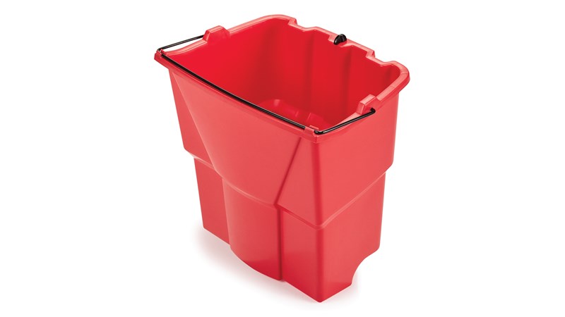 Rubbermaid 2064907 WAVEBRAKE® 18 QT DIRTY WATER BUCKET, RED