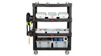 2128657 4-SHELF HEAVY-DUTY ERGO UTILITY CART FULL