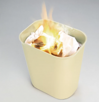 Rubbermaid 2541 Fire Resistant Wastebasket Rubbermaid 2541 Fire Resistant Wastebasket