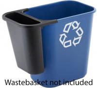 Rubbermaid 2950-73 Wastebasket Recycling Side Bin with basket Rubbermaid 2950-73 Wastebasket Recycling Side Bin with basket