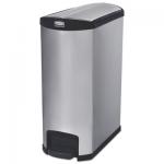 View: 1902000 IMPRESSIONSâ�¢ 24 GAL STEP-ON STAINLESS STEEL END STEP CONTAINER