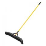 View: 2018728 MAXIMIZERâ¢ 36" MEDIUM PUSH TO CENTER PUSH BROOM, POLYPROPYLENE FILL, BLACK