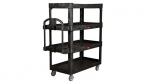 View: 2128657 4-SHELF HEAVY-DUTY ERGO UTILITY CART 