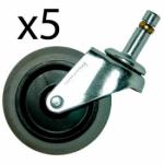 View: 2640M3 SWIVEL CASTER KIT PACK OF 5