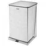View: ST40SSPL DEFENDERSÂ® SQUARE STEP CAN 25 GAL STAINLESS STEEL