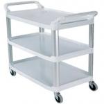 Rubbermaid Commercial Xtra Open Side 3-Shelf Utility Cart - Sam's Club