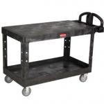 View: Rubbermaid 4545 HD 2-Shelf Utility Cart Flat Shelf 