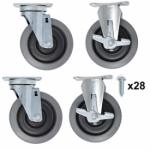 View: 4546L3 5 IN CASTER KIT (2 SWIVEL 2 RIGID) FOR 4546, 4547