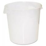 View: 5728 Round Storage Container White Pack of 6