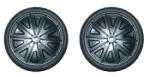 View: 9W21L1 WHEEL SET (2 10â WHEELS &amp; 2 RETAINER CAPS)