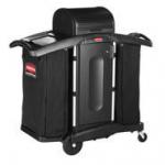 View: Rubbermaid 9T78 Executive High Security Housekeeping Cart