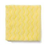 View: Q610 Rubbermaid HYGEN Microfiber Bathroom Cloth (Yellow) Pack of 12